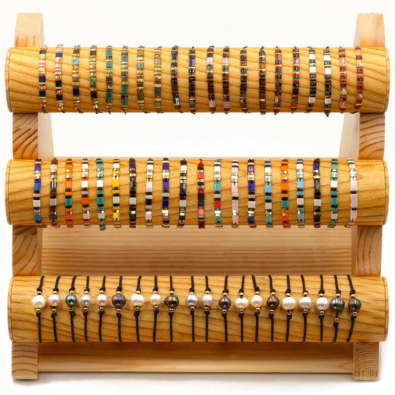 W10 GRAND PRÉSENTOIR ESCALIER TUBE BOIS W10 GRAND PRÉSENTOIR ESCALIER TUBE BOIS