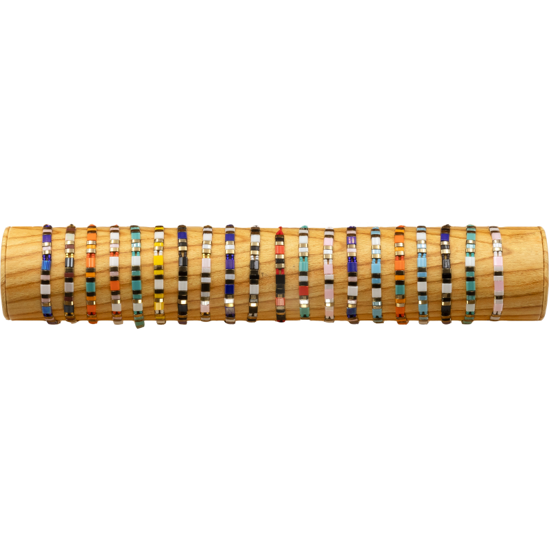 BRACELET FSI39 JAP PLAT - 1 TUBE BOIS (30cm)