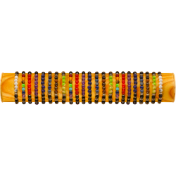 BRACELET FSI44  PIERRE CHAKRA 6MM - 1 TUBE BOIS (30cm)