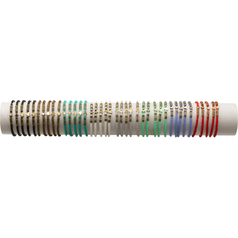 BRACELET FSI59 S FIMO COEUR/ÉTOILE - 01 TUBE (40cm)
