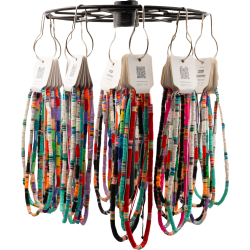COLLIER FSI08 FIMO - 1 ÉTOILE COUPÉE NEW / 5pcs X 10 CROCHETS