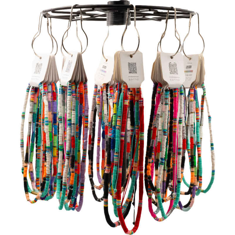 COLLIER FSI08 FIMO - 1 ÉTOILE COUPÉE NEW / 5pcs X 10 CROCHETS