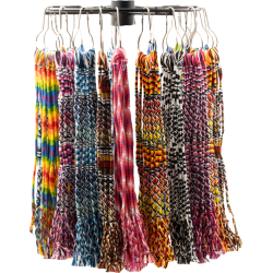 BRACELET A VOEUX CHEVILLERE - ÉTOILE COUPÉE NEW / 20pcs X 20 CROCHETS