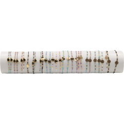 BRACELET S FIONA No 2 COEUR - 01 TUBE (30cm)