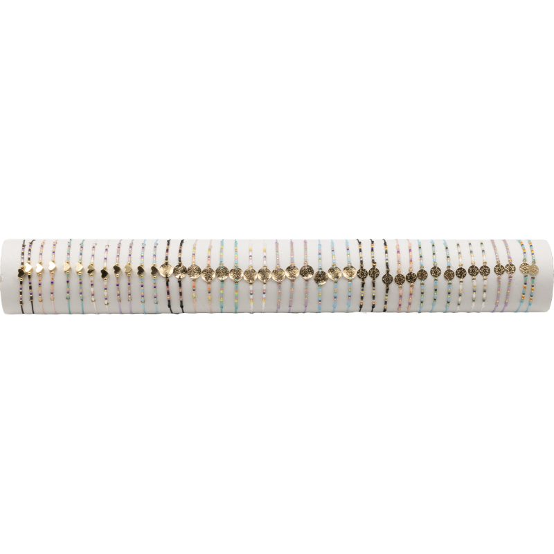 BRACELET S FIONA No 2 COEUR - 01 TUBE (40cm)