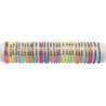 BRACELET FSI67 FIMO COEUR/ÉTOILE FLUO - 01 TUBE (30cm)