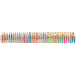 BRACELET FIMO COEUR/ÉTOILE FLUO FSI67 - TUBE 40cm
