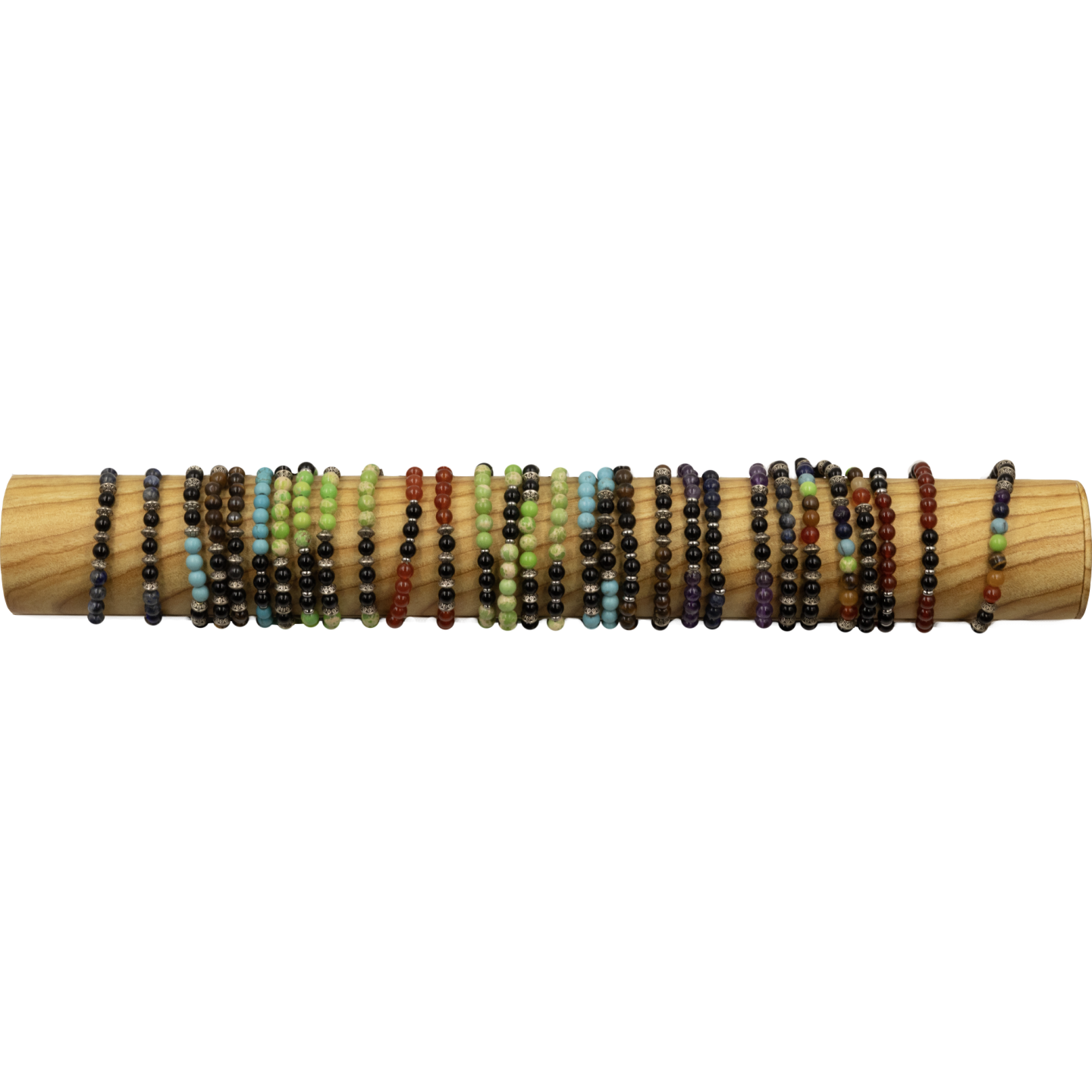 BRACELET FSI44 PIERRE CHAKRA 6MM - 1 TUBE BOIS (40cm) BRACELET FSI44 PIERRE CHAKRA 6MM - 1 TUBE BOIS (40cm)