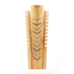 COLLIER CN01 (6 modeles) - COU EN BOIS N25