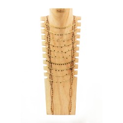 COLLIER CN02 (6 modeles) - COU EN BOIS N25