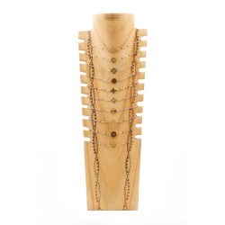 COLLIER CN04 (7 modeles) - COU EN BOIS N25