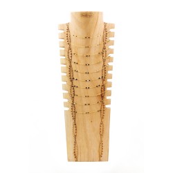 COLLIER CN05 (8modeles) - COU EN BOIS N25