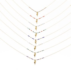 COLLIER CN08 (8 MODELES) - COU EN BOIS N25