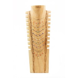 COLLIER CN08 (8 MODELES) - COU EN BOIS N25