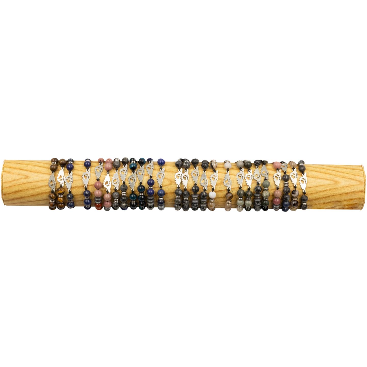 BRACELET PIERRE CORSICA - 1 TUBE BOIS (40cm)