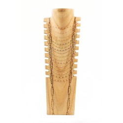 COLLIER JC01 (16 modeles) - COU EN BOIS N25