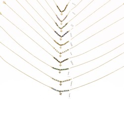 COLLIER JC03 (10 modeles) - COU EN BOIS N25