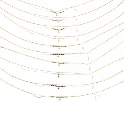 COLLIER JC04 (10 modeles) - COU EN BOIS N25