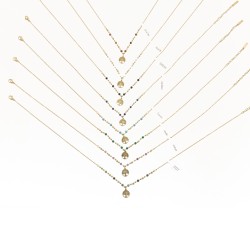 COLLIER JC07 (8 modeles) - COU EN BOIS N25