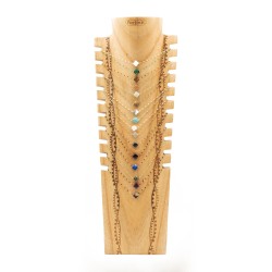 COLLIER JC08 (16 modeles) - COU EN BOIS N25