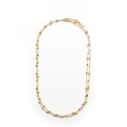 COLLIER JC06 (6 modeles) - COU EN BOIS N25