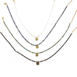COLLIER LC02 (4 modeles) - COU EN BOIS N25