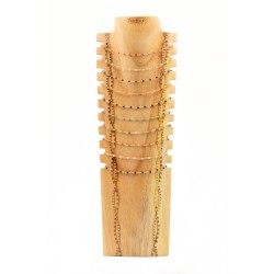 COLLIER LC11 (7 modeles) - COU EN BOIS N25