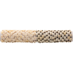 BRACELET COQUILLAGE NOIR ET BLANC FSI19 - TUBE 40cm