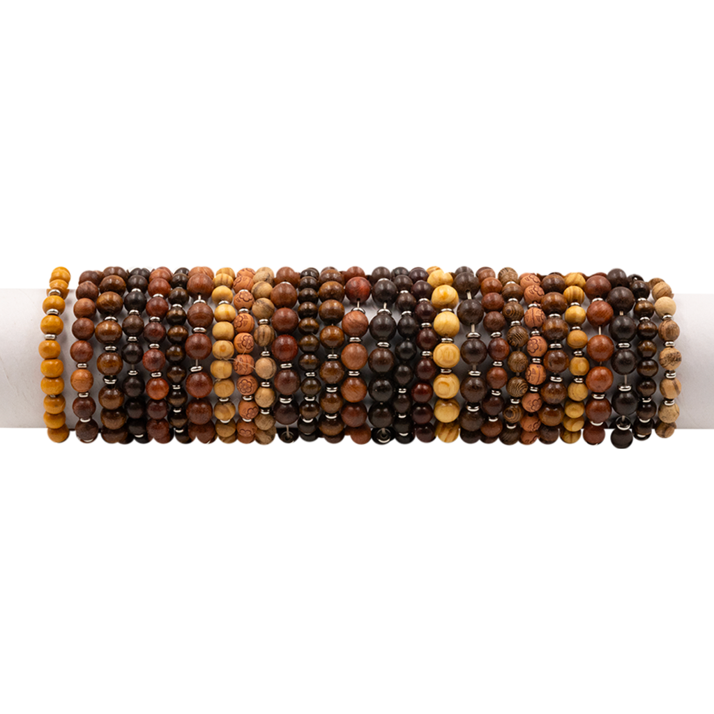 BRACELET S BOIS METAL - 01 TUBE (30cm)
