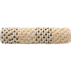 BRACELET FSI19 S COQUILLAGE NOIR ET BLANC - 01 TUBE (30cm)
