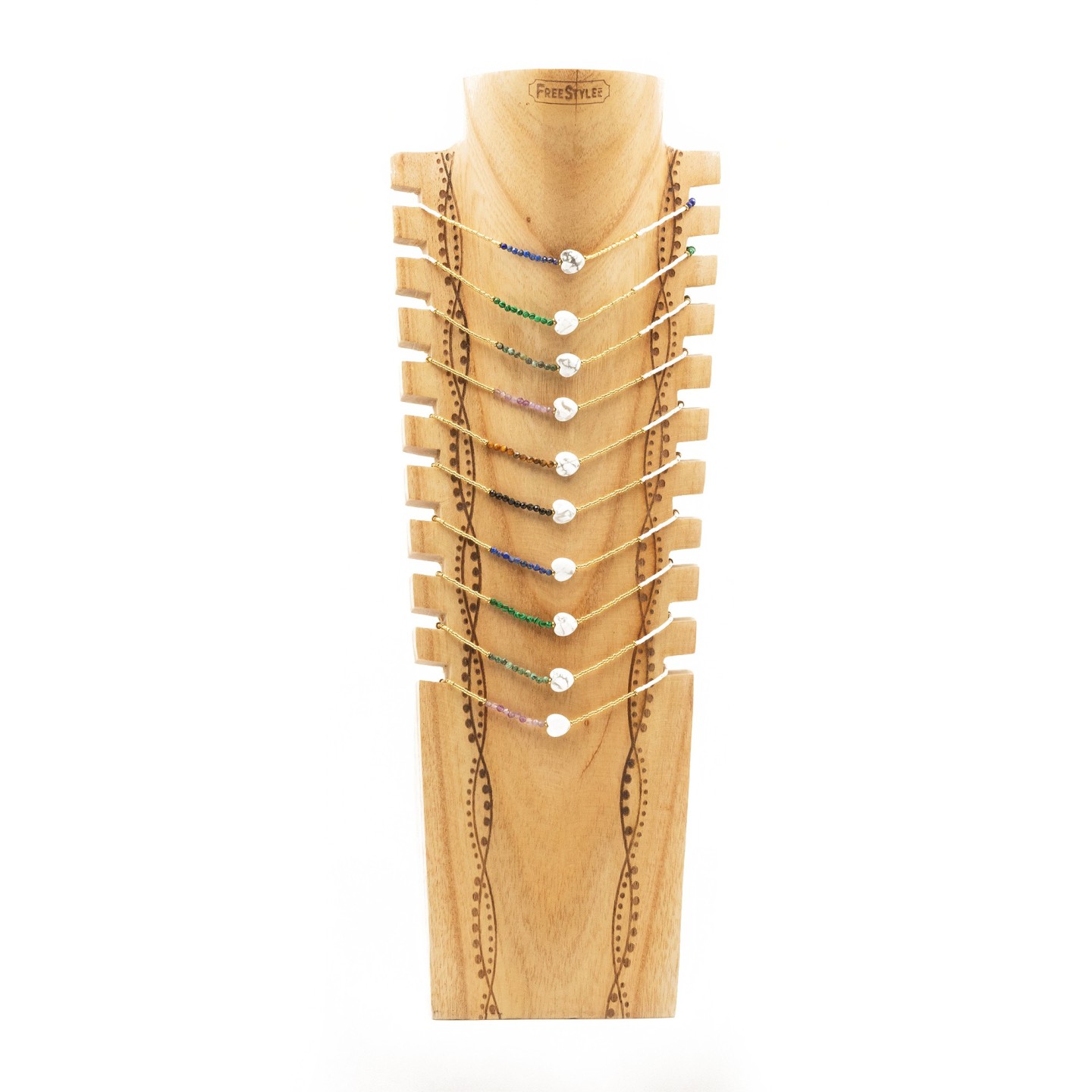 COLLIER JC05 (6 modeles) - COU EN BOIS N25 COLLIER JC05 (6 modeles) - COU EN BOIS N25