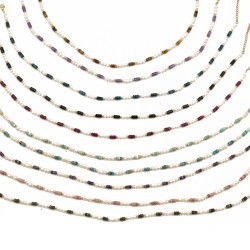 COLLIER TN01 (10 modeles) - COU EN BOIS N25