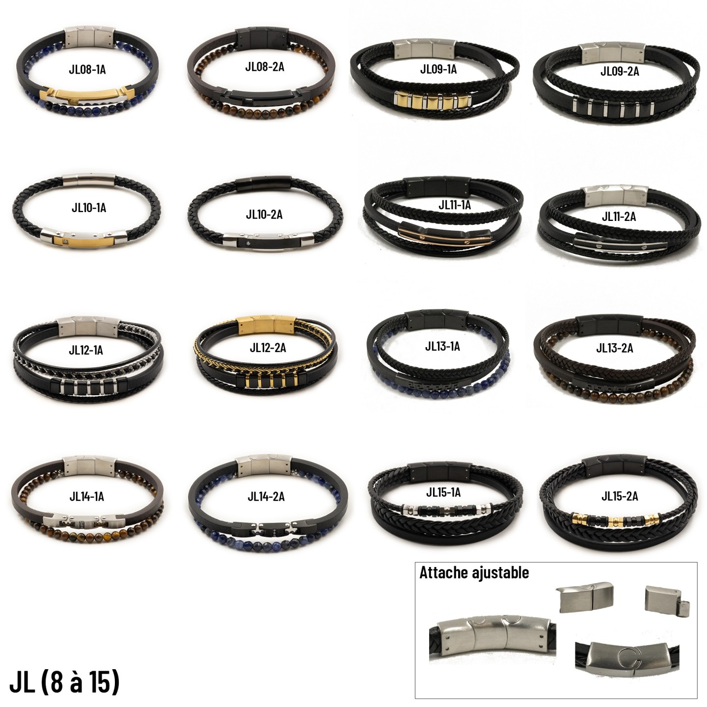 BRACELET JL (8 a 15) - RÉASSORT BRACELET JL (8 a 15) - RÉASSORT