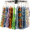 BRACELET A VOEUX ENFANT - 1 ÉTOILE COUPÉE NEW / 20pcs X 25 CROCHETS