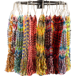 BRACELET A VOEUX L'ORIGINAL - 1 ÉTOILE COUPÉE NEW / 20pcs X 25 CROCHETS