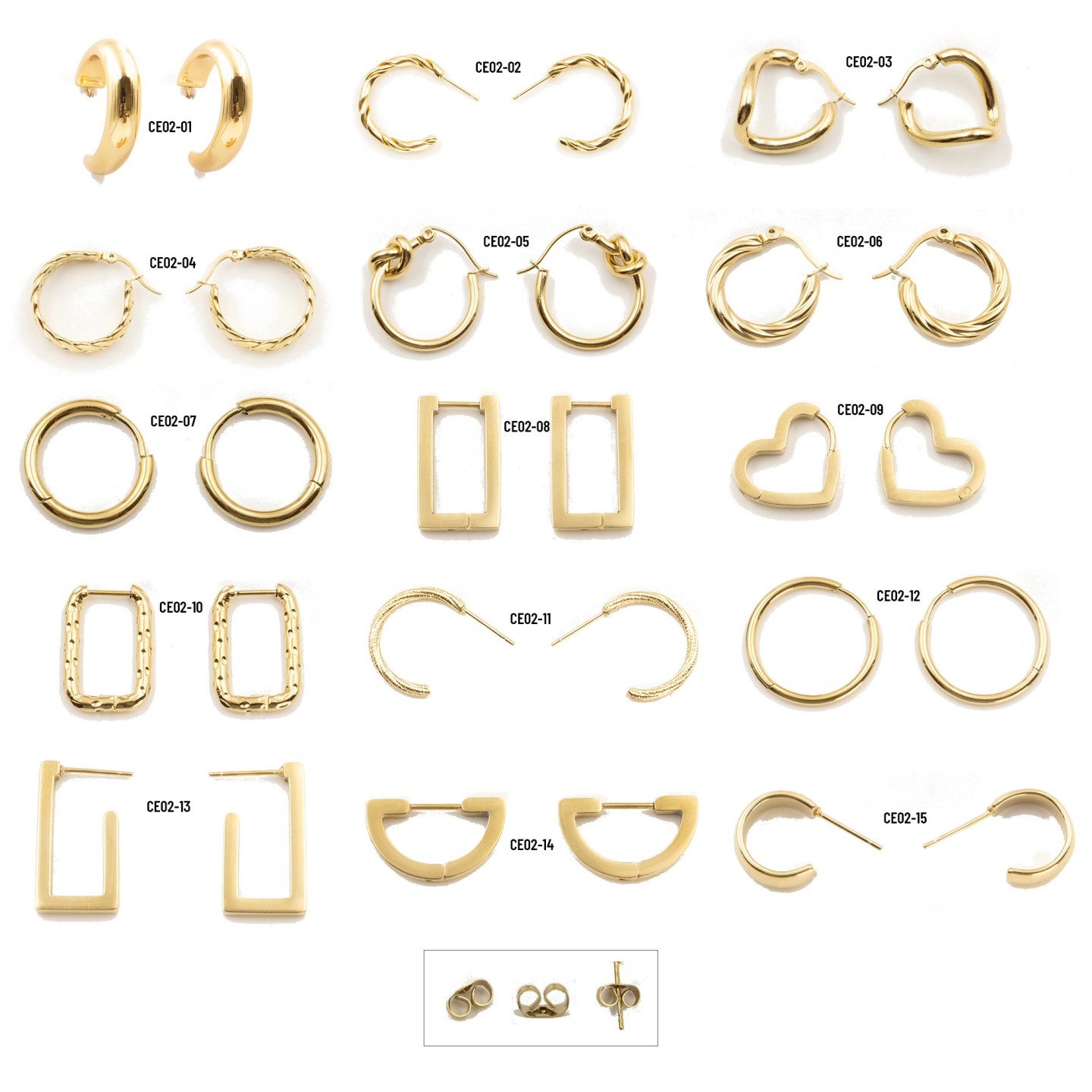 BOUCLE D OREILLE CE01 - RÉASSORT B to B