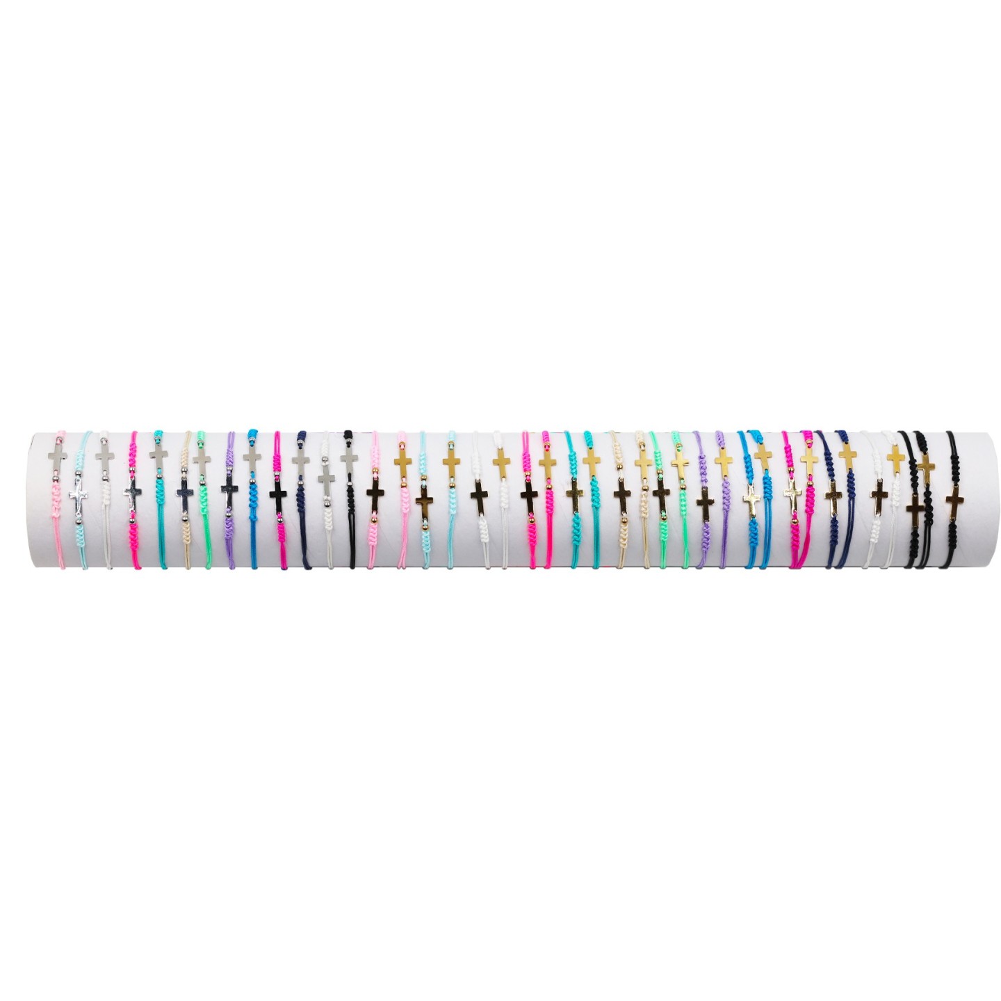 BRACELET HM01 CROIX SIMPLE - 04 TUBES (40cm) BRACELET HM01 CROIX SIMPLE - 04 TUBES (40cm)