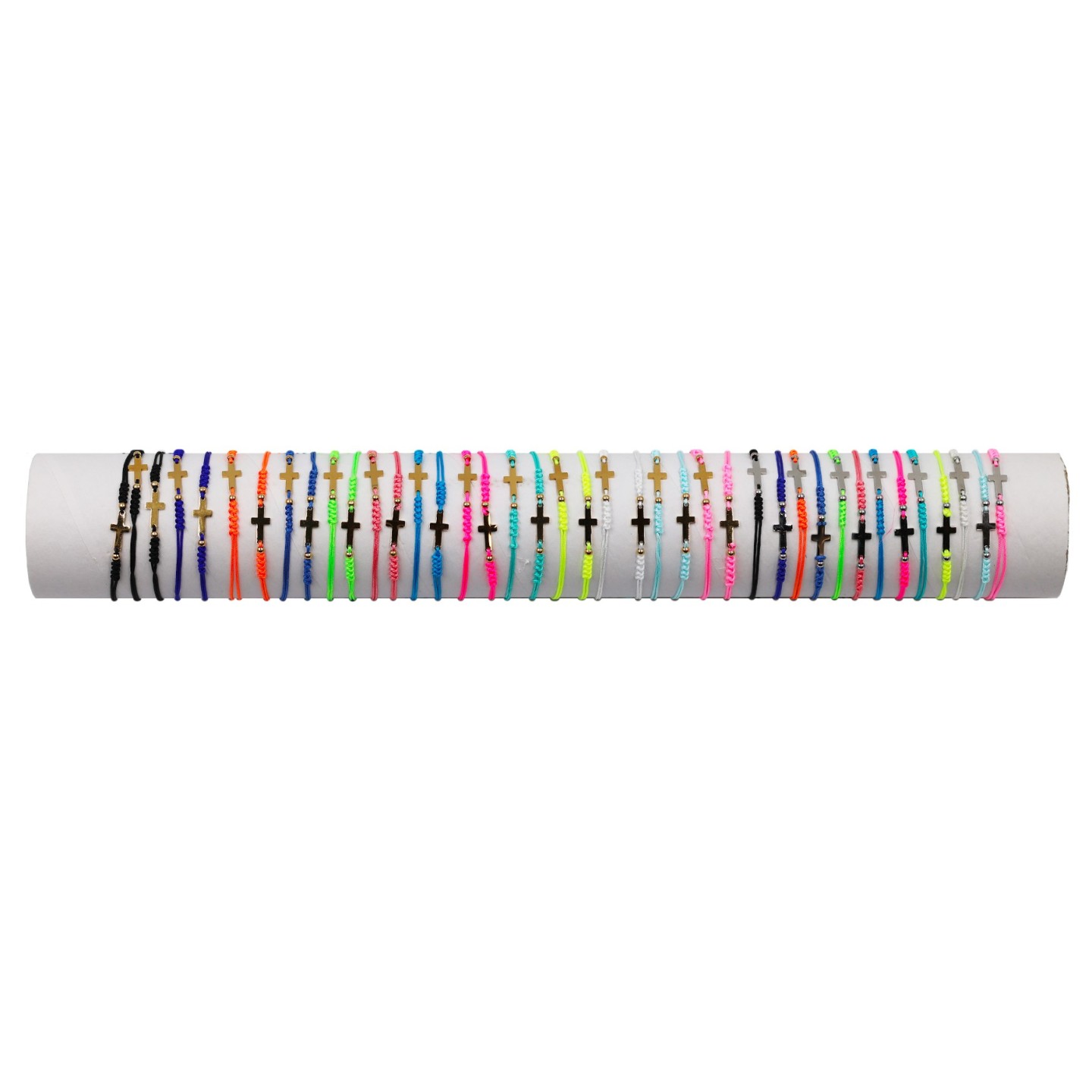 BRACELET WS01 CROIX FLUO - 03 TUBES (40cm) BRACELET WS01 CROIX FLUO - 03 TUBES (40cm)