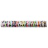 BRACELET WS02 MENOTTE FLUO - 04 TUBES (40cm)