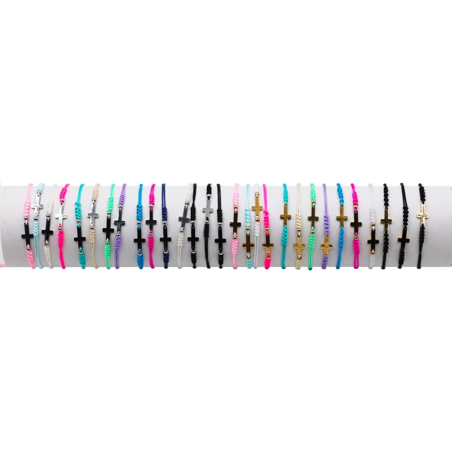 BRACELET HM01 CROIX SIMPLE - 04 TUBES (30cm) BRACELET HM01 CROIX SIMPLE - 04 TUBES (30cm)