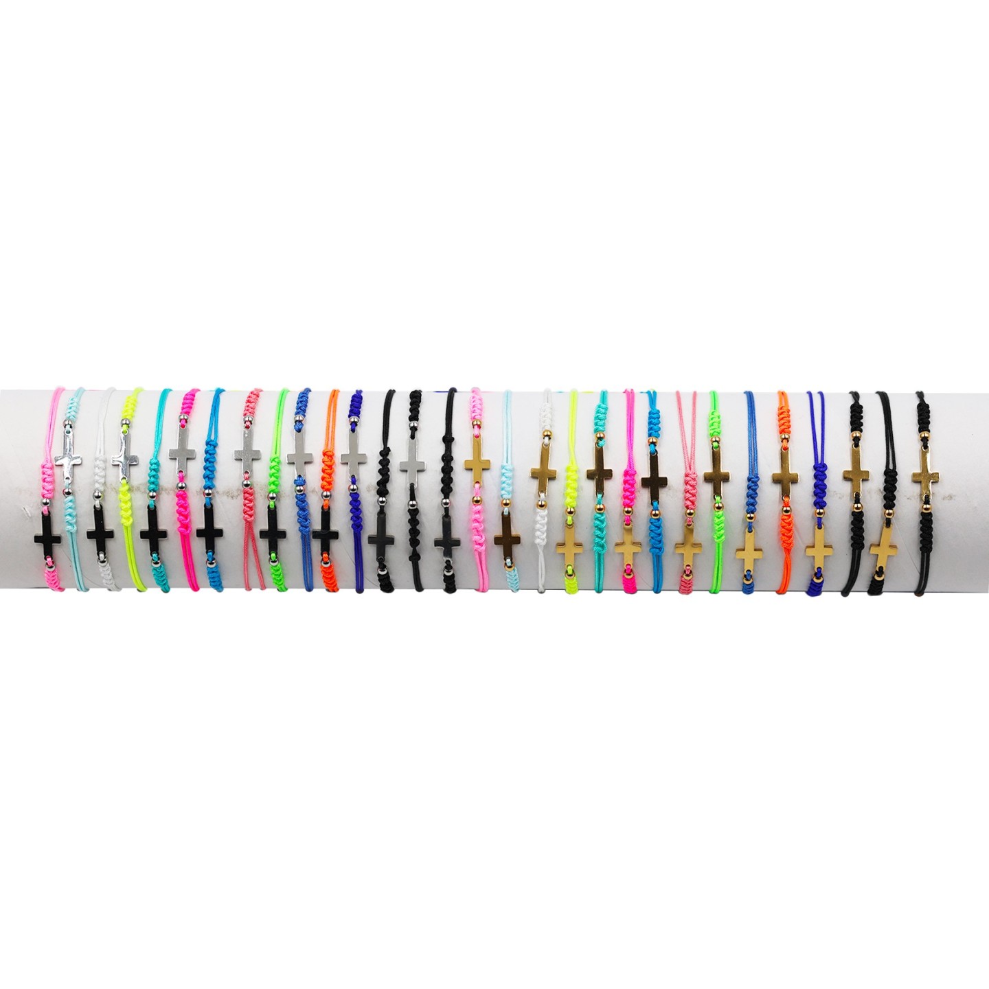 BRACELET WS01 CROIX FLUO - 05 TUBES (30cm) BRACELET WS01 CROIX FLUO - 05 TUBES (30cm)