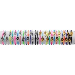BRACELET WS02 MENOTTE FLUO - 05 TUBES (30cm)
