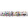 BRACELET WS03 VAGUE FLUO - 04 TUBES (30cm)
