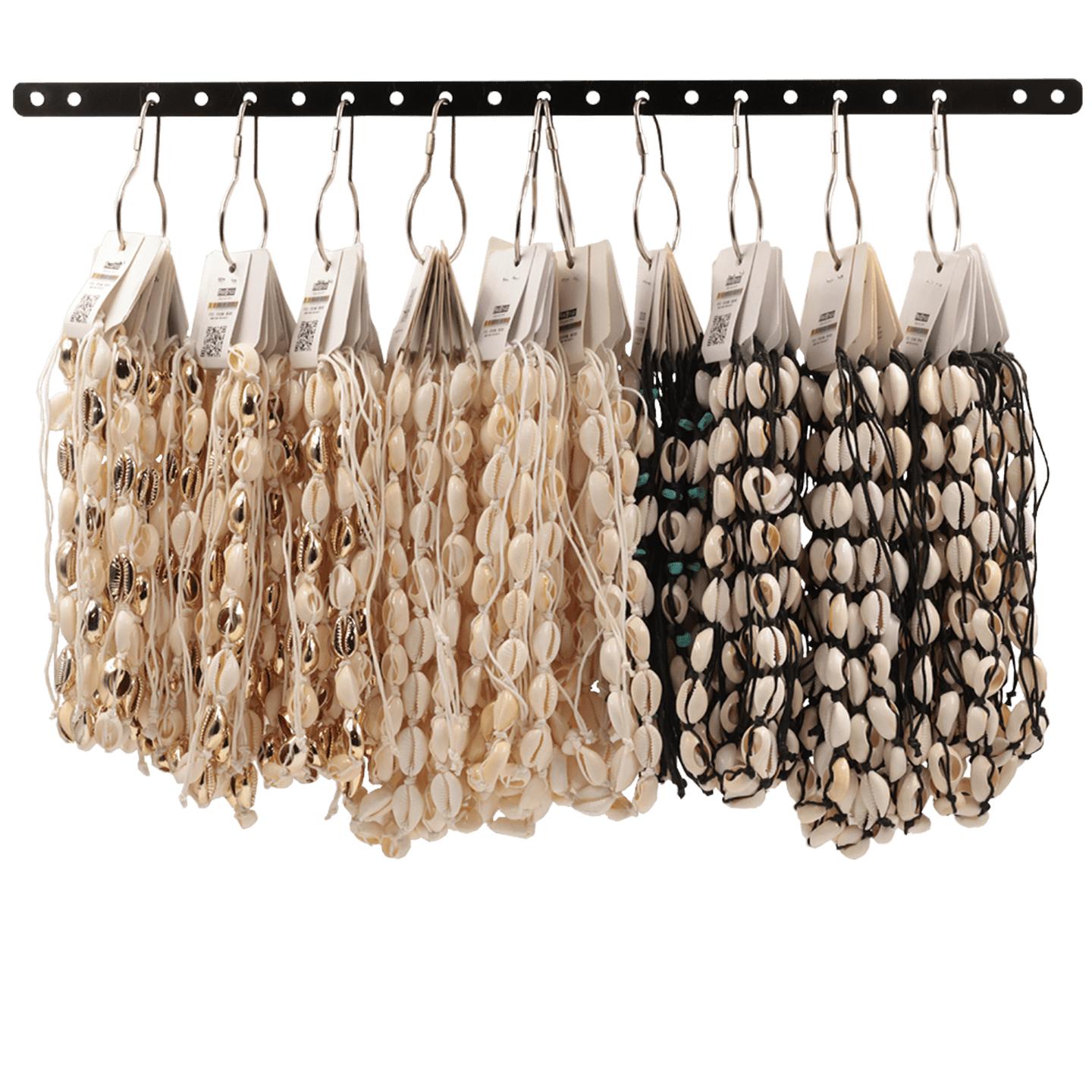 COLLIER FSI20 COQUILLAGE - 10 CROCHETS SUR BARRE