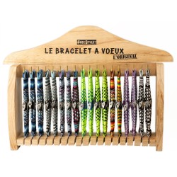BRACELET A VOEUX CORSICA CARTE - WOOD 270