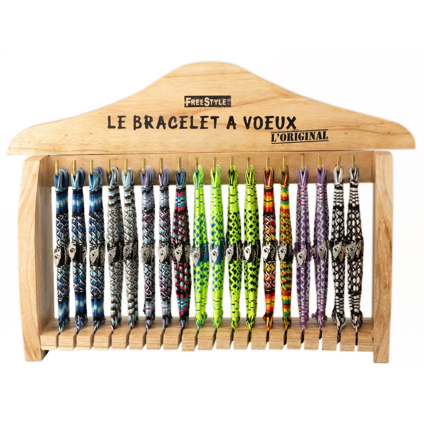 BRACELET A VOEUX CORSICA CARTE - WOOD 270