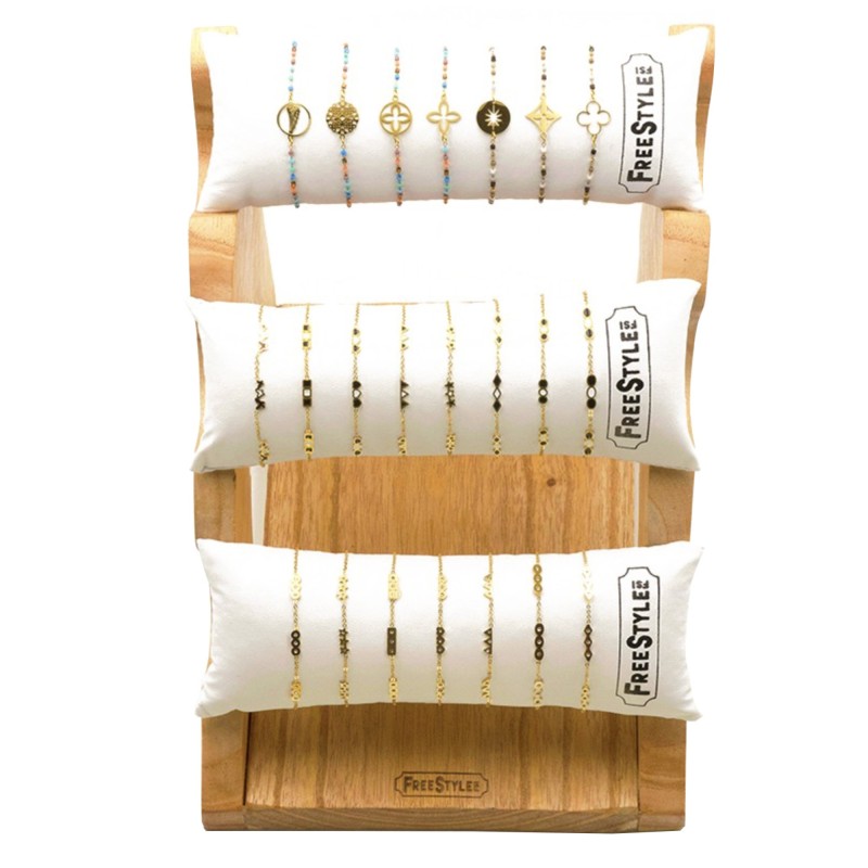 PRÉSENTOIR  PETIT ESCALIER - COUSSIN 18cm