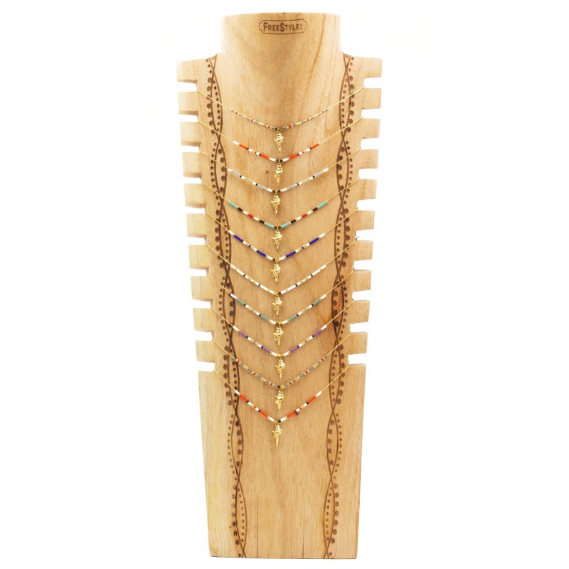 COLLIER CN08 - COU EN BOIS