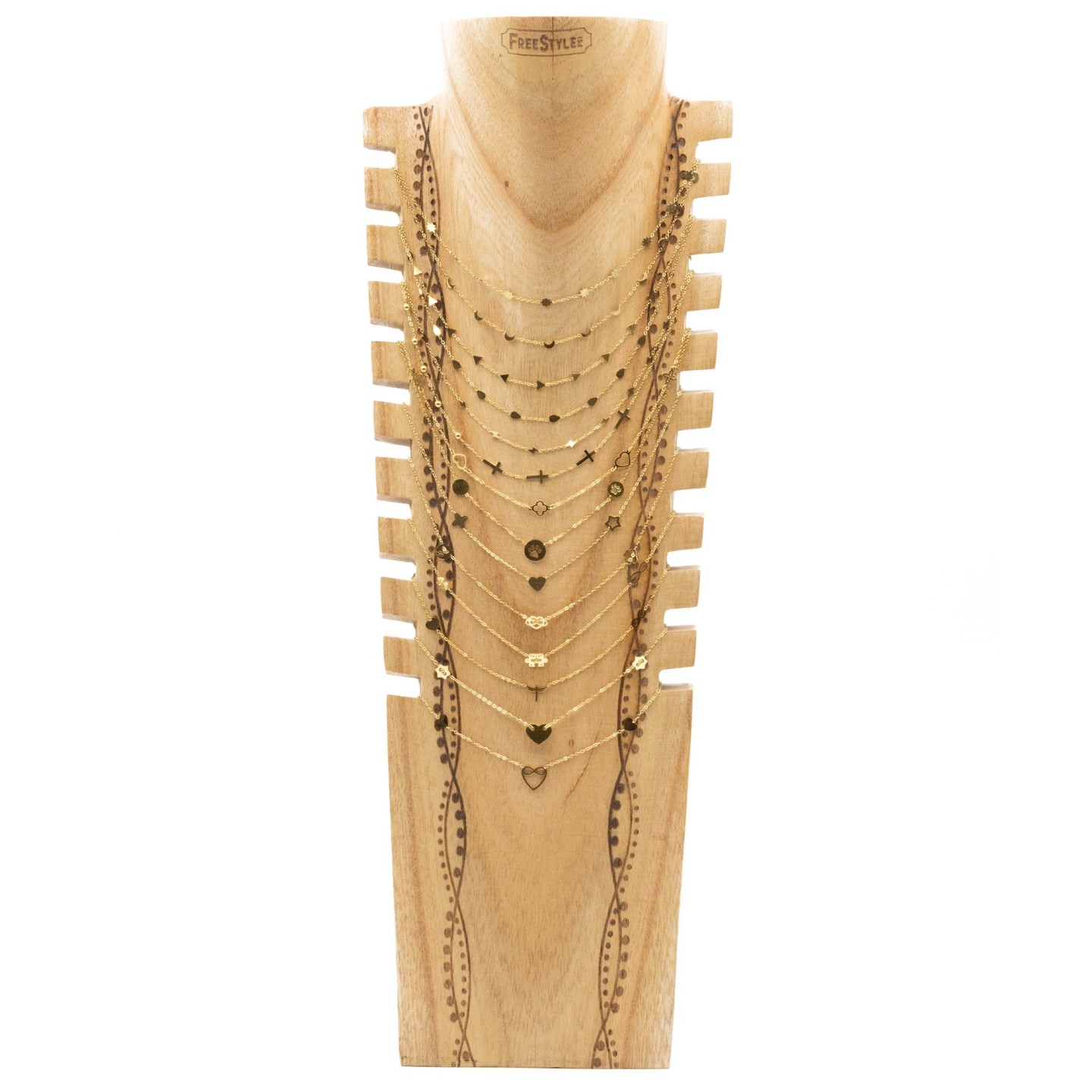 COLLIER CN06 - COU EN BOIS