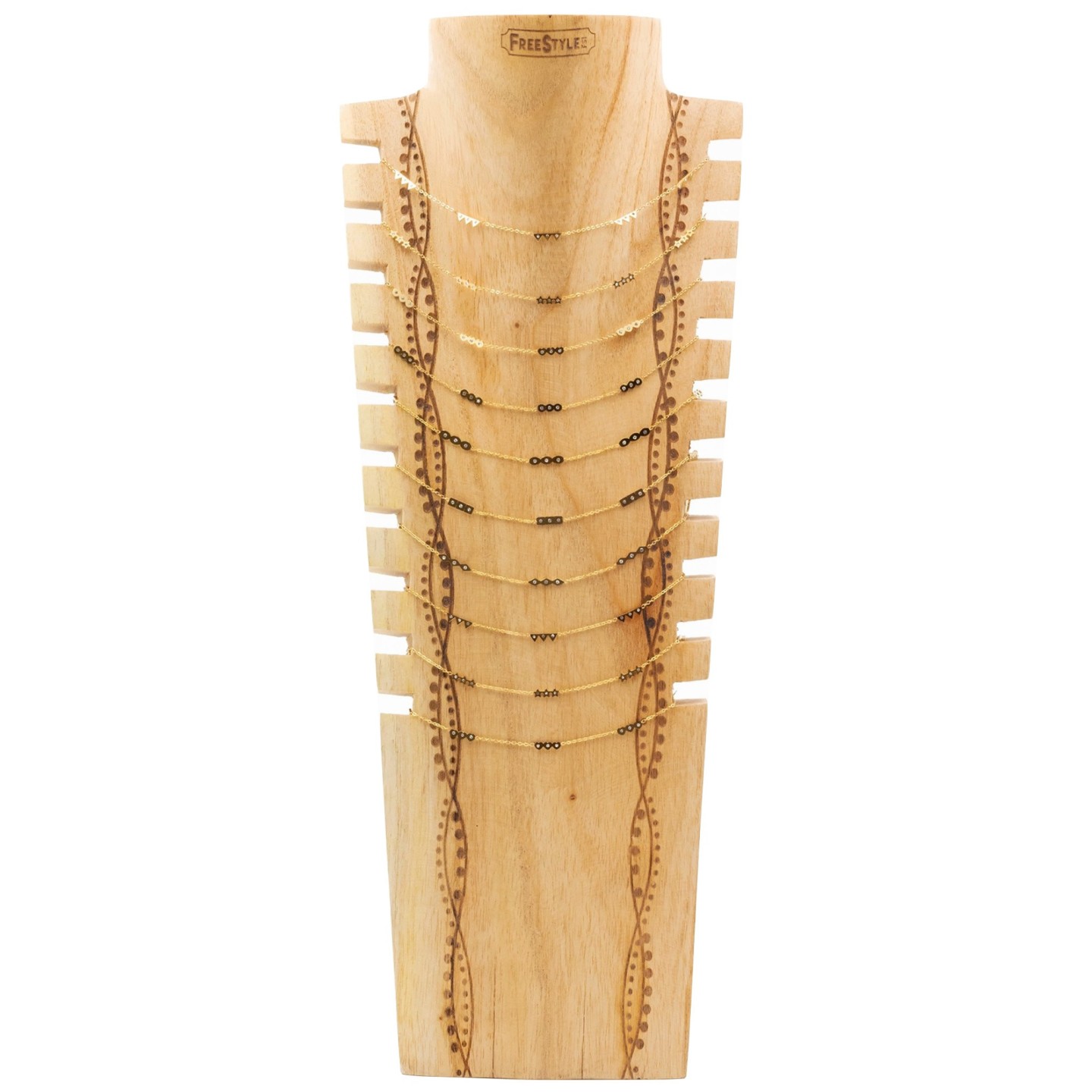 COLLIER CN03 - COU EN BOIS